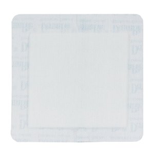 Adhesive Dressing DermaRite   Bordered Gauze 4 X 8 Inch Gauze Rectangle White Sterile