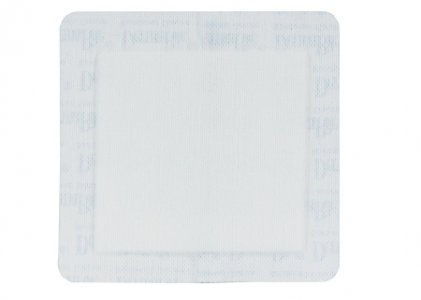 Adhesive Dressing DermaRite   Bordered Gauze 2 X 3-3/4 Inch Gauze Square White Sterile