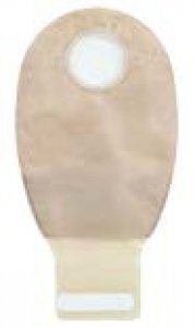Post-Op Ostomy Pouch Convatec Natura   Two-Piece System 12 Inch Length 22 to 33 mm Stoma Drainable Mold to Fit