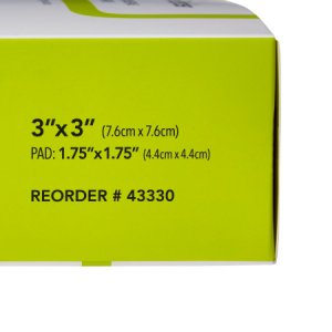 Silicone Foam Dressing ComfortFoam    Border 3 X 3 Inch Square Silicone Adhesive with Border Sterile