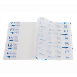 Transparent Film Dressing DermaView    Roll 6 X 11 Inch 2 Tab Delivery With Label Sterile