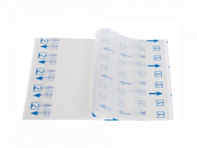 Transparent Film Dressing DermaView    Roll 2 Inch X 11 Yard 2 Tab Delivery With Label Sterile