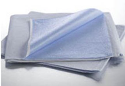 Stretcher Sheet Standard 40 W X 90 L Inch Blue Tissue / Poly / Tissue Disposable
