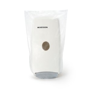 Hand Hygiene Dispenser McKesson White Plastic Manual Push 1000 mL Wall Mount