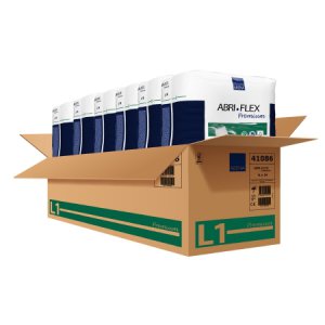 Unisex Adult Absorbent Underwear Abri-Flex    Premium L1 Pull On with Tear Away Seams Large Disposable Moderate Absorbency