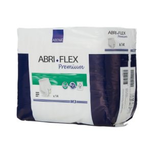 Unisex Adult Absorbent Underwear Abri-Flex    Premium M3 Pull On with Tear Away Seams Medium Disposable Heavy Absorbency