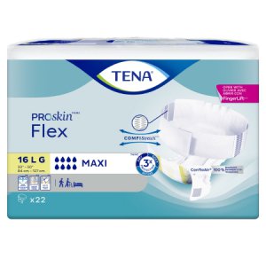 Unisex Adult Incontinence Belted Undergarment TENA   ProSkin    Flex Maxi Size 16 / Large Disposable Heavy Absorbency