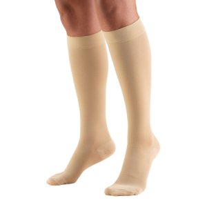 Compression Stocking Truform   Knee High X-Large Beige Closed Toe