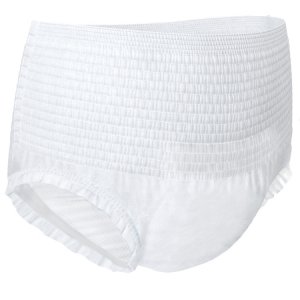 Unisex Adult Absorbent Underwear TENA   Dry Comfort    Pull On with Tear Away Seams X-Large Disposable Moderate Absorbency