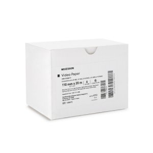 Media Recording Paper McKesson Premium Grade Paper 110 mm x 20 Meter Roll Without Grid