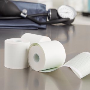 Diagnostic Recording Paper McKesson Thermal Paper 2 Inch X 100 Foot Roll Without Grid
