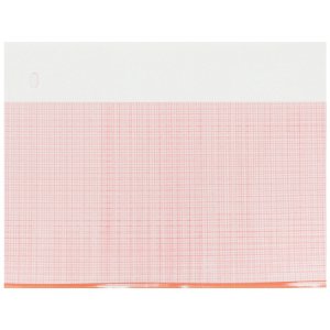 Diagnostic Recording Paper McKesson Thermal Paper 8-1/2 Inch X 275 Foot Z-Fold Red Grid