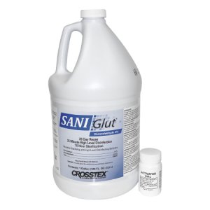 Glutaraldehyde High-Level Disinfectant SANI Glut    Activation Required Liquid 1 gal. Jug Max 28 Day Reuse