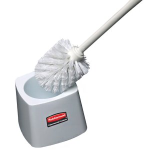 Toilet Bowl Brush Holder Rubbermaid 5 Inch, White, Polypropylene