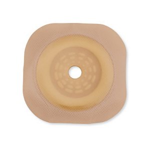Ostomy Barrier New Image    CeraPlus    Trim to Fit, Extended Wear Adhesive Tape Borders 57 mm Flange Red Code System Up to 1-3/4 Inch Opening