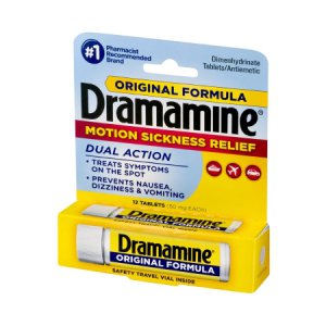 Nausea Relief Dramamine   50 mg Strength Tablet 12 per Bottle