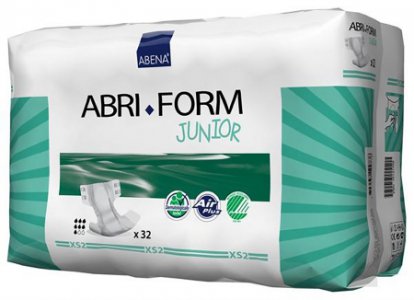 Unisex Youth Incontinence Brief Abri-Form    Junior XS2 X-Small Disposable Heavy Absorbency