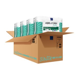 Unisex Youth Incontinence Brief Abri-Form    Junior XS2 X-Small Disposable Heavy Absorbency