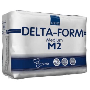 Unisex Adult Incontinence Brief Abena   Delta-Form Medium Disposable Moderate Absorbency
