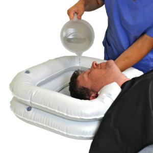 Shampoo Basin Ableware Easy Shampoo    8 X 20 X 24 Inch White