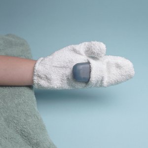 Wash Mitt Maddawash White Reusable