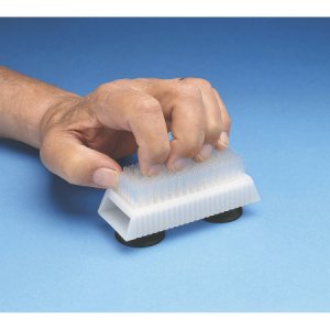 Nail Brush with Suction Cup Base 1-3/4 X 6 X 6 Inch
