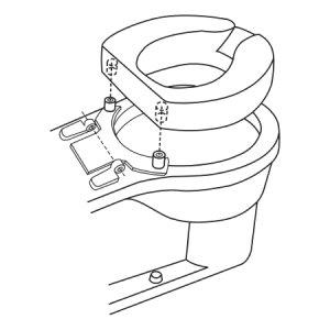 Lok-In-El   Toilet Bracket