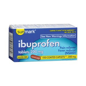Pain Relief sunmark   200 mg Strength Ibuprofen Tablet 100 per Bottle